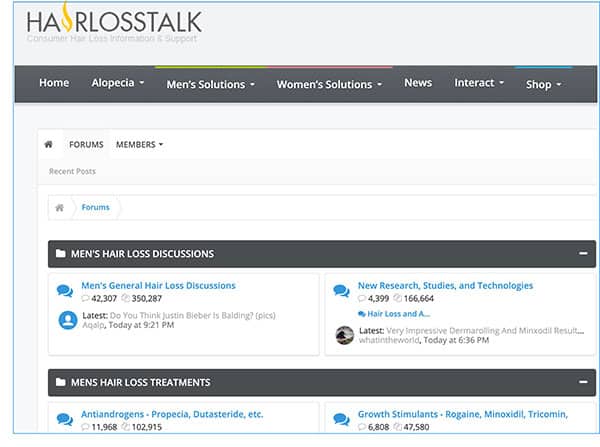 Hair Loss Talk Forum