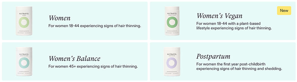 Nutrafol Products For Women